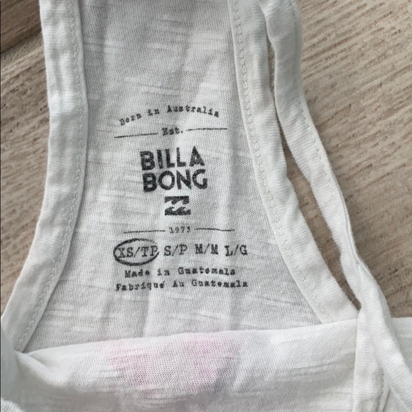 Billabong racer back Tee. Size XS - Picture 2 of 3